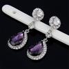Women Charm  Bridal Water Drop Earrings Wedding  Stud Earings