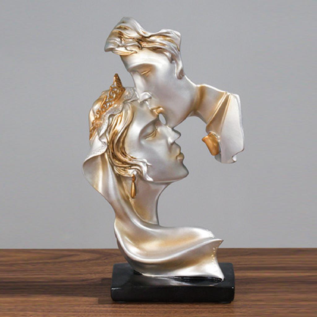 Couples   Sculpture Exquisite Decorative Resin  ing Lover Figurine Home Decor