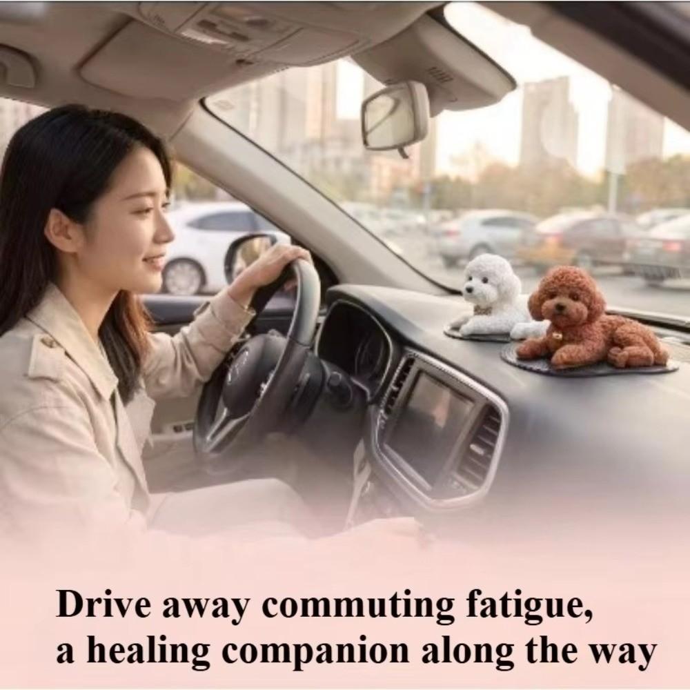 Slow Rebound Car Dashboard Decor Silicone Dog Toy Reduce Pressure Ornament Car Auto Interior