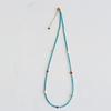 Turquoise New Chinese Style Multi-Strand Beaded Necklace, Versatile and Fashionable with a Unique Personality1.5mm Layered clavicle chain