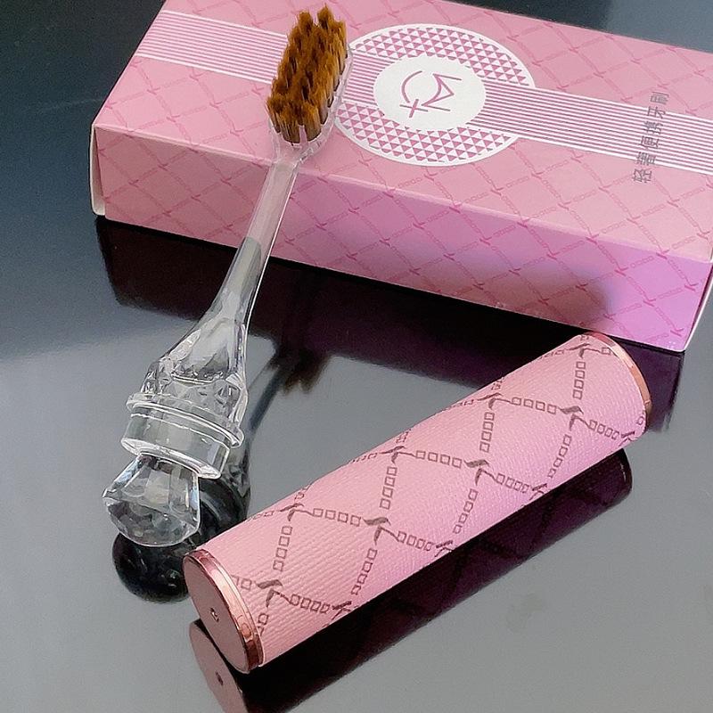 Portable Soft Bristle Toothbrush for Gum Care - 10,000 Bristles - Travel-Friendly Couple's Gift Set