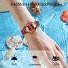 Top Brand New Waterproof Women's Watch Ultra-thin Quartz Diamond-encrusted Fashion Personalized Watch