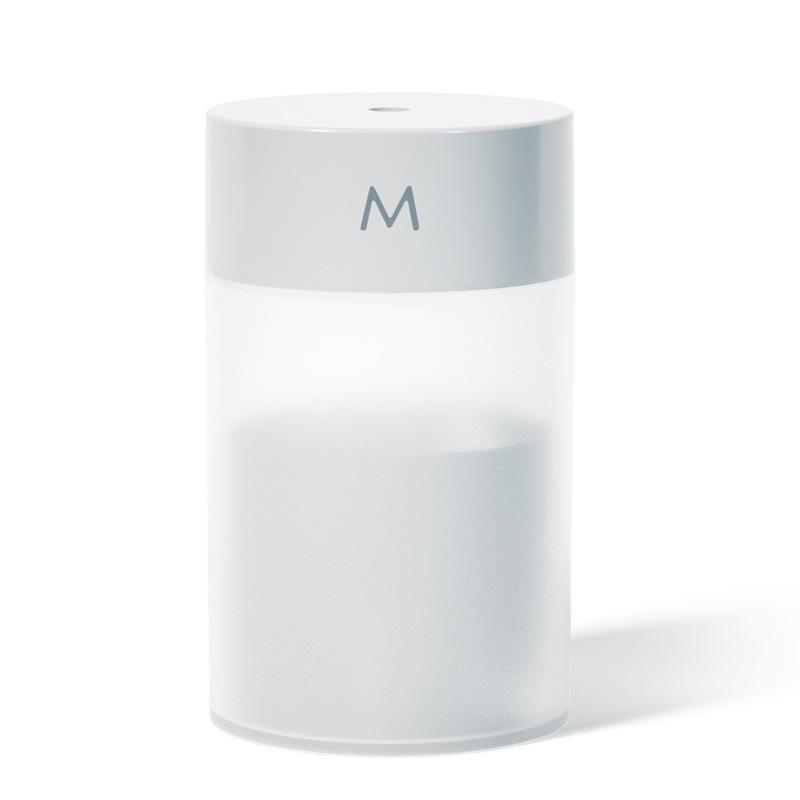 Umidificator USB cu Lumină de Noapte Colorată și Mini Purificator de Aer - Silențios, Compact pentru Utilizare în Dormitor