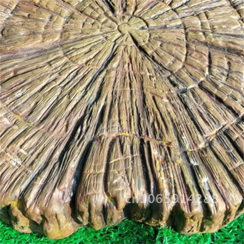 Simulation Artificial Imitation Tree Pressing Mold Fake Cement Making Stump Home Stake Bark Garden for Cement Decor Decoration
