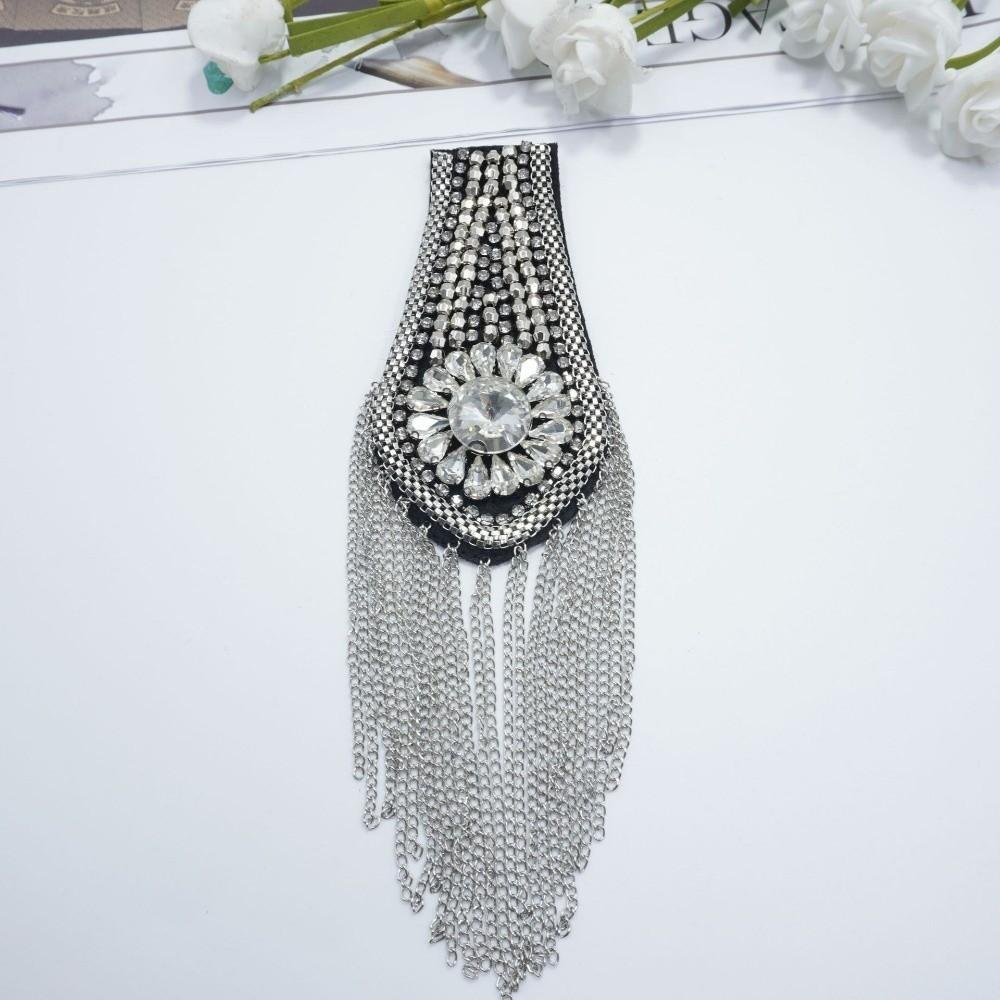 Epaulet Tassel Chain Shoulder Board Brooch Star Shoulder Flash Retro Epaulette Theatre