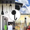 4Pcs/2Pcs/1Pc Magnetic Hooks Powerful Heavy Duty Magnet Hanger Wall Hanging Magnet Hooks Magnetic Base Home Storage Organization
