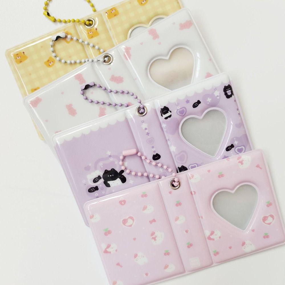 Pastic Hollow Picture Storage Case Ins Love Heart Photo Album Cartoon Bear Photo Album Mini Photo