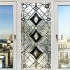 45*100cm Electrostatic Glass Sticker UV Blackout Decorative Window Stickers