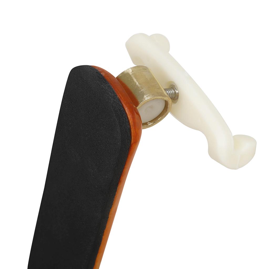 Solid Wood Classical Style Violin Shoulder Rest for 4/4 3/4 Violin with Thickened Sponge, Height Adjustable Shoulder Rest