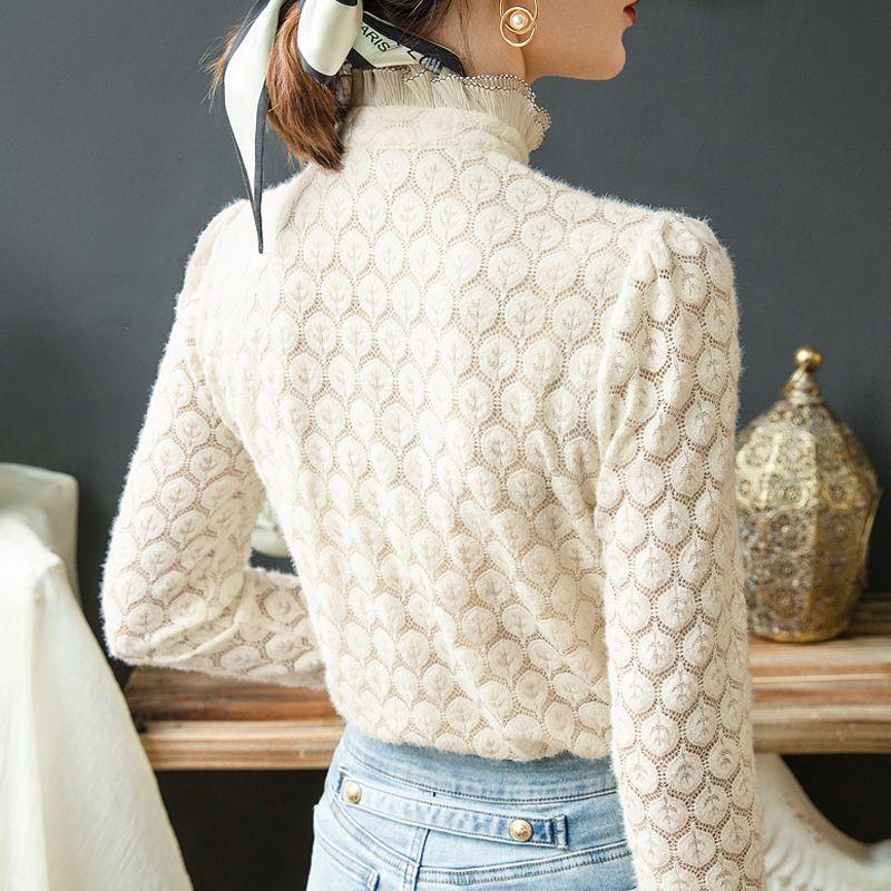 Fashionable and Sexy Lace Shirt for Women To Wear As Innerwear or Bottoming Shirt