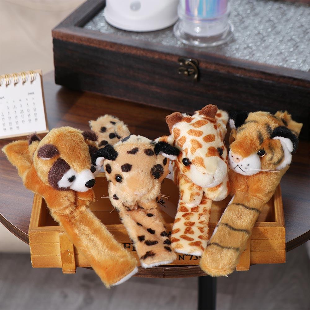 Náramek Panda Tiger s plyšovým zvířetem Náramek z džungle Kreslený náramek na párty