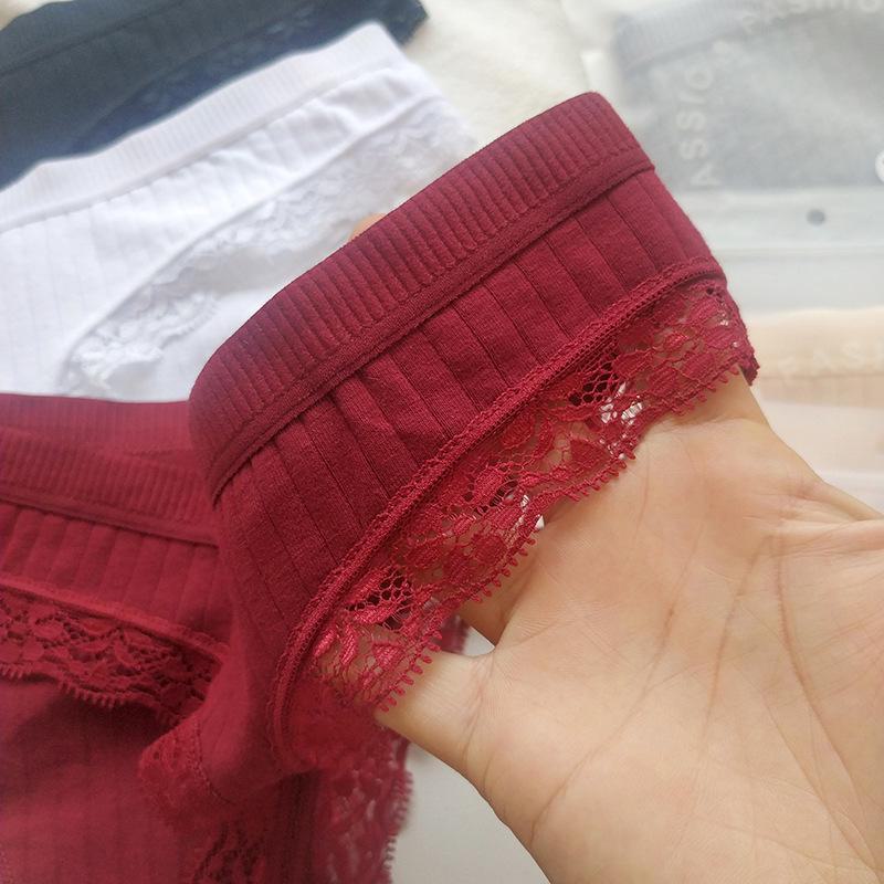 Summer Lace Thong - Sexy, Breathable, Pure Cotton for Women