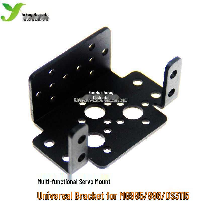 

Multi-Functional Servo Mechanical Arm Bracket for MG995/996/3115 чорний