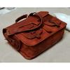 Men's Famous Vintage Leather Satchel Messenger Laptop Briefcase Bag Shoulder