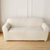 Seersucker Sofa Cover Full Protection Single Double Seat Cushion Pure Color Minimalist Design