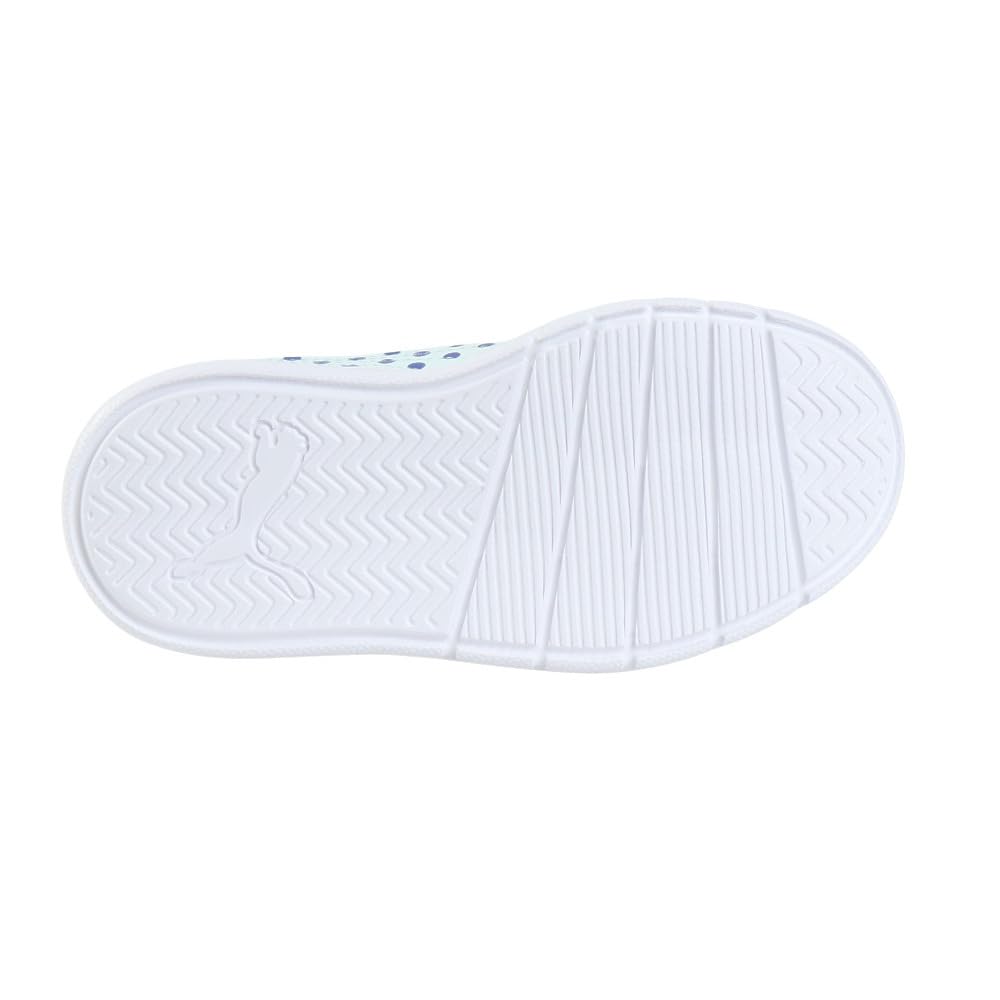 Puma Courtflex V3 Dotty V PS Athletic Perfekt for skole og sport Unisex for barneskole 2025 Blå Størrelse cm Barns (398758) Sko, Lettvekt,