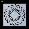 Paper Card Embossing Album Decorative Stamp Mandala Auxiliary Scrapbooking Layering Stencils Painting Template