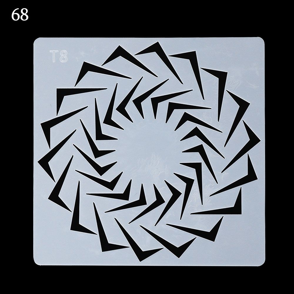 Paper Card Embossing Album Decorative Stamp Mandala Auxiliary Scrapbooking Layering Stencils Painting template