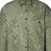 LOUIS VUITTON Shirts Men's Green Pointed Collar Moderate 1AJC48