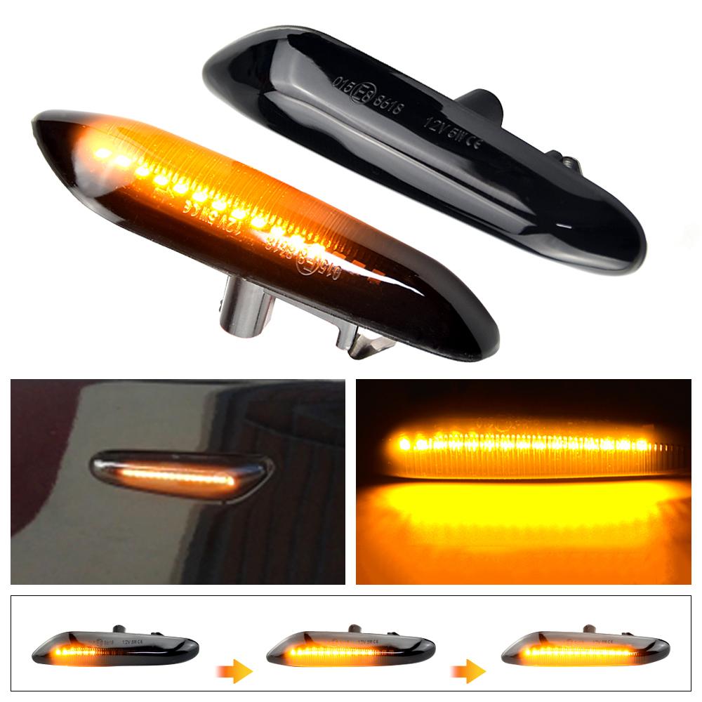 Für BMW X1 X3 E81 E88 E46 E90 E91 E60 E84 E83 Dynamische LED Blinker Blinker Licht Seite marker Lampe Anzeige Spiegel