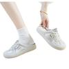 Baotou Half Slippers Women's Outer Wear 2025 Summer New Casual One-pedal Lazy Shoes Non-slip Without Heel Little White Shoes