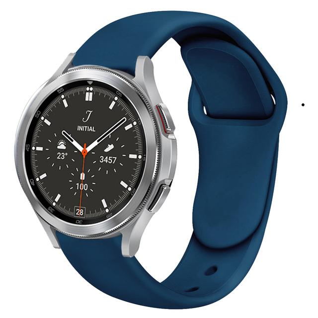Cinturino in Silicone da 20 mm per Samsung Galaxy Watch 7 44mm 40mm/6 5 4 Classic Cinturino per Samsung Watch 5 Pro 45mm Accessori Cinturino
