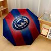 Chicago Cubs Print Auto 8?Ribs Folding Umbrella Wind Resistant Lightweight Automatic Umbrella For Daily Travel
