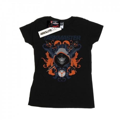 Marvel Womens/Ladies Black Widow Movie Taskmaster Oriental Cotton T-Shirt