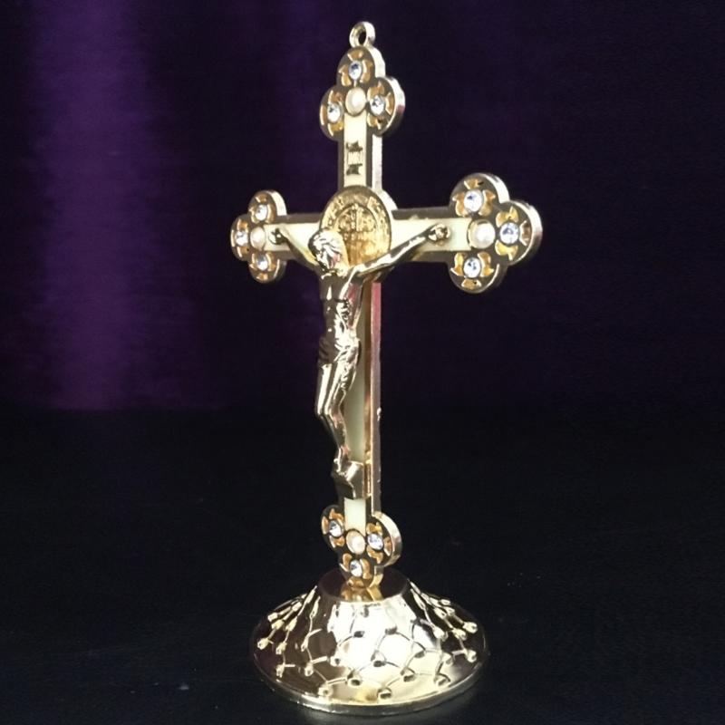 Catholic Crucifix Cross Christ Religous Christian Church Prayer Utensils Ornament for Home Office Church Christian Decor