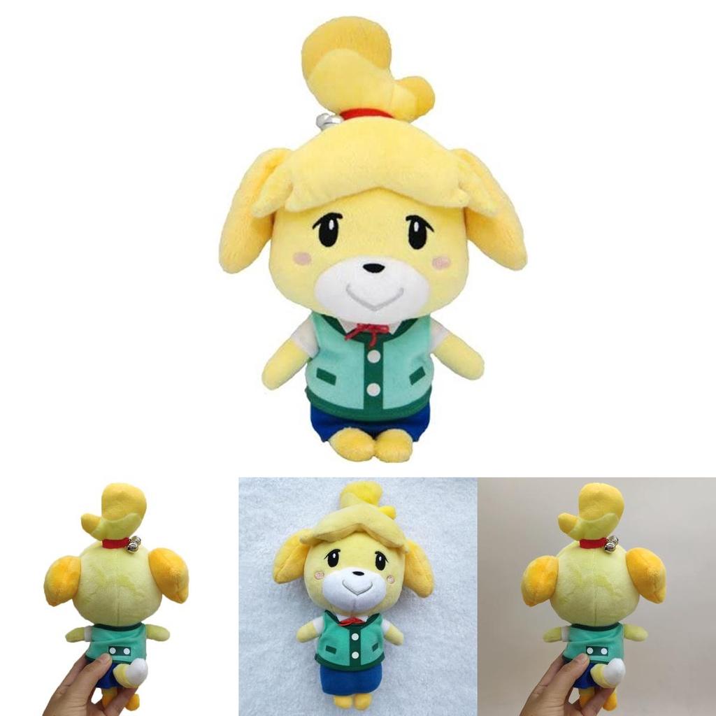 Animal Crossing New Horizons Isabella Plush Doll 20cm Soft Stuffed Toy For Kids And Fans