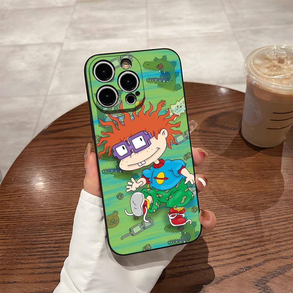 Phone Case For 17 Pro Max Iphone 14 Pro Max 12 16 15 13 Pro 11 Xr X Xs 8 7 Plus Back Cover Boy & Girl Rugrats Chuckie's