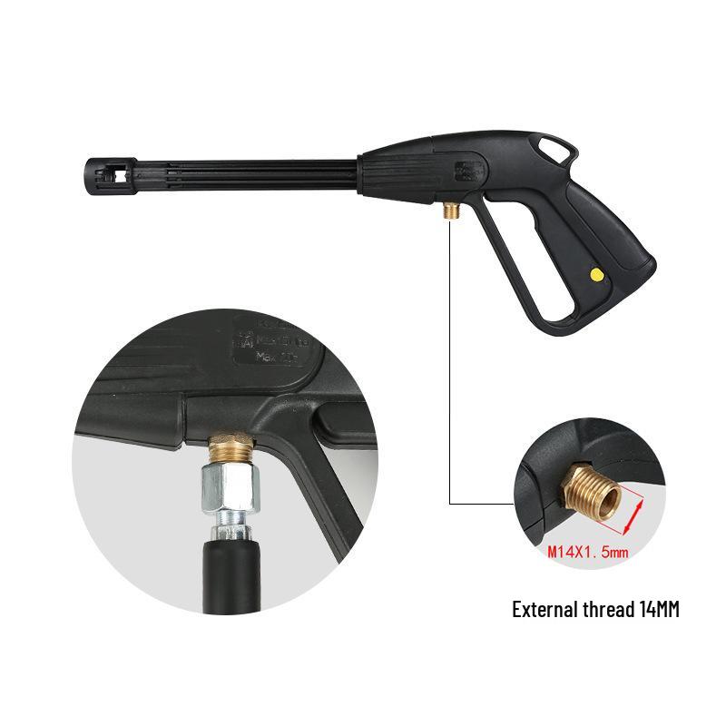 High-Pressure Car Wash Gun Set with 5m Hose & Adjustable Spray Head, Compatible with Lavor Quick Connect