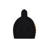 Li Ning Sports Fashion Collection Logo Print Fleece Lined Thermal Hooded Zippers Jacket Unisex New Standard Black AWDPD23-11