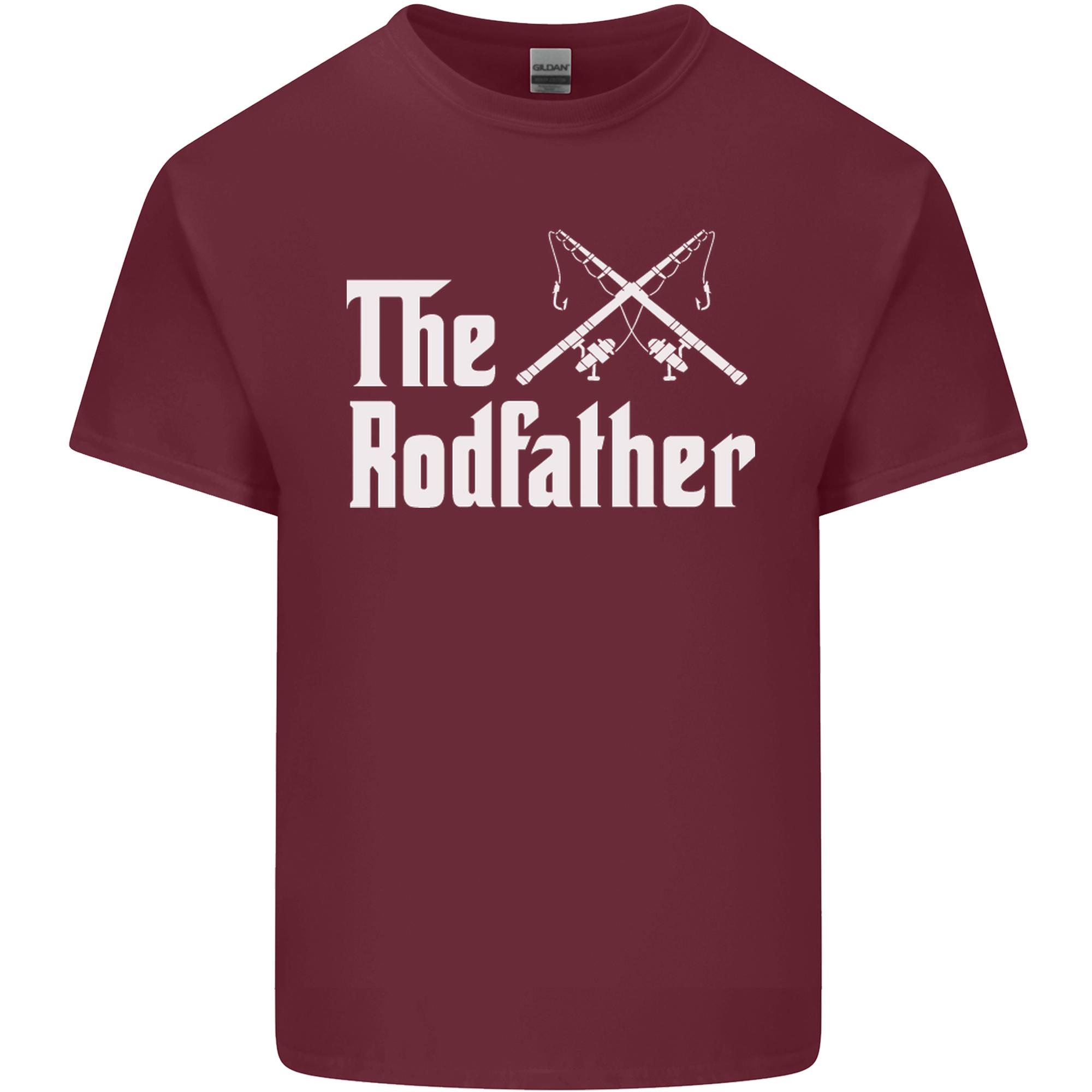 The Rodfather Funny Fishing FisherUnisex Unisexs Light Cotton TShirt S