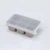 Safe and Odorless Silicone Ice Cube Tray with Cover 6 Cavity Ice Maker