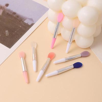Mini Pennello Labbra Morbido in Silicone - Applicatore Portatile per Rossetto, Maschera Labbra e Gloss
