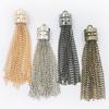 1 Stück Metallkette Quaste Leder Taschen Schmuck Vorhang Bekleidung Dekoratives Zubehör DIY Schlüssel Handy Tasche Fransenbesatz Quasten