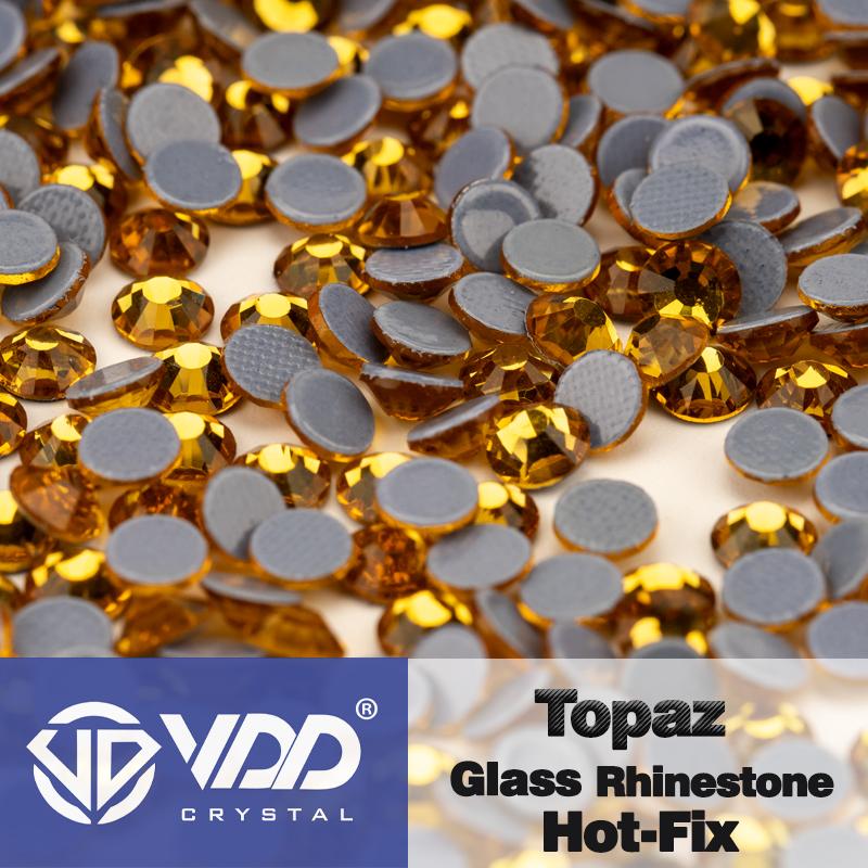 VDD SS6-SS30 High Quality Hot-Fix Glass Rhinestone Crystal Flatback Strass Stones DIY Garment Decoration Wedding Dress
