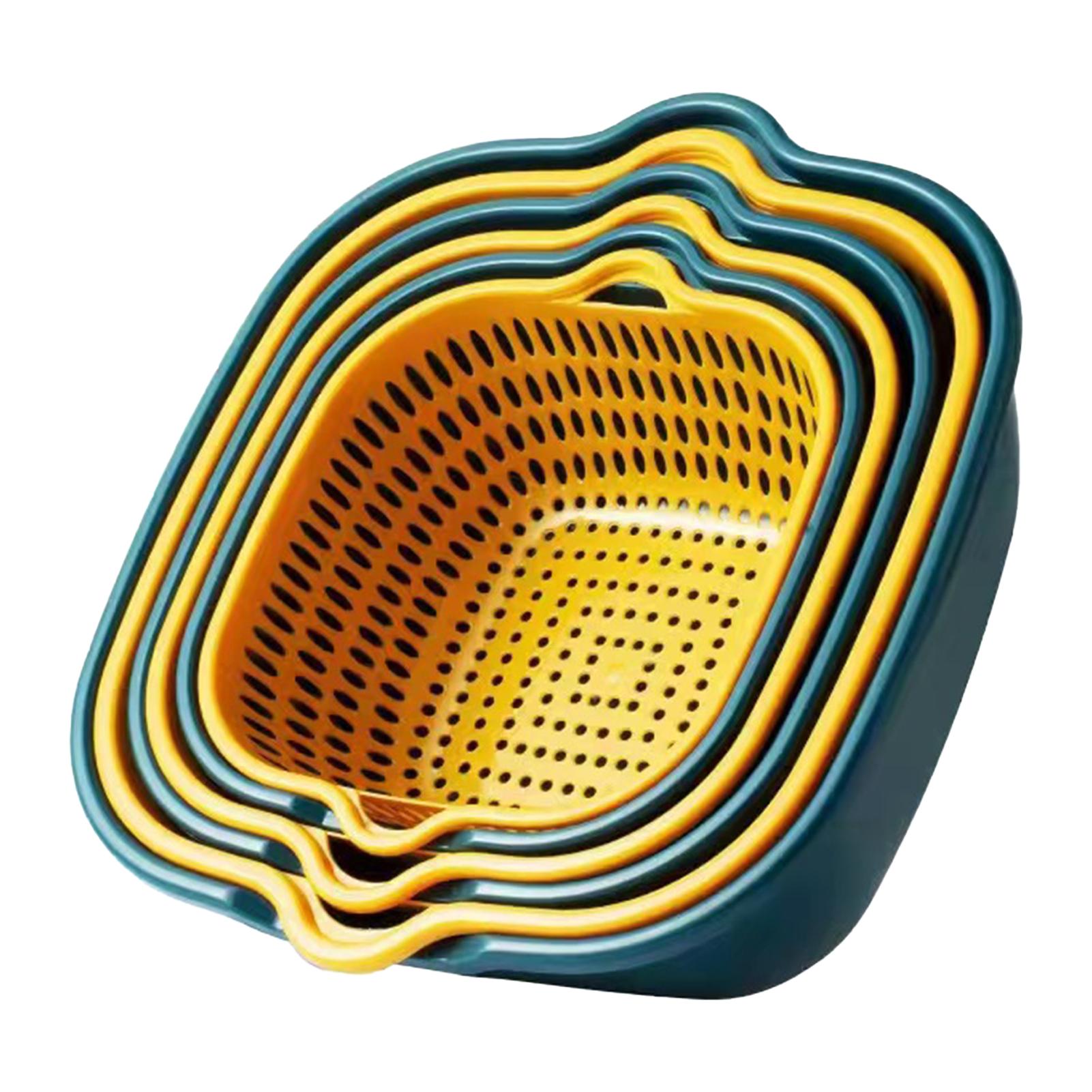 

Vegetable Food Washing Strainer Household Vegetable Washing Drain Basket Suitable for Broccoli and Grapes