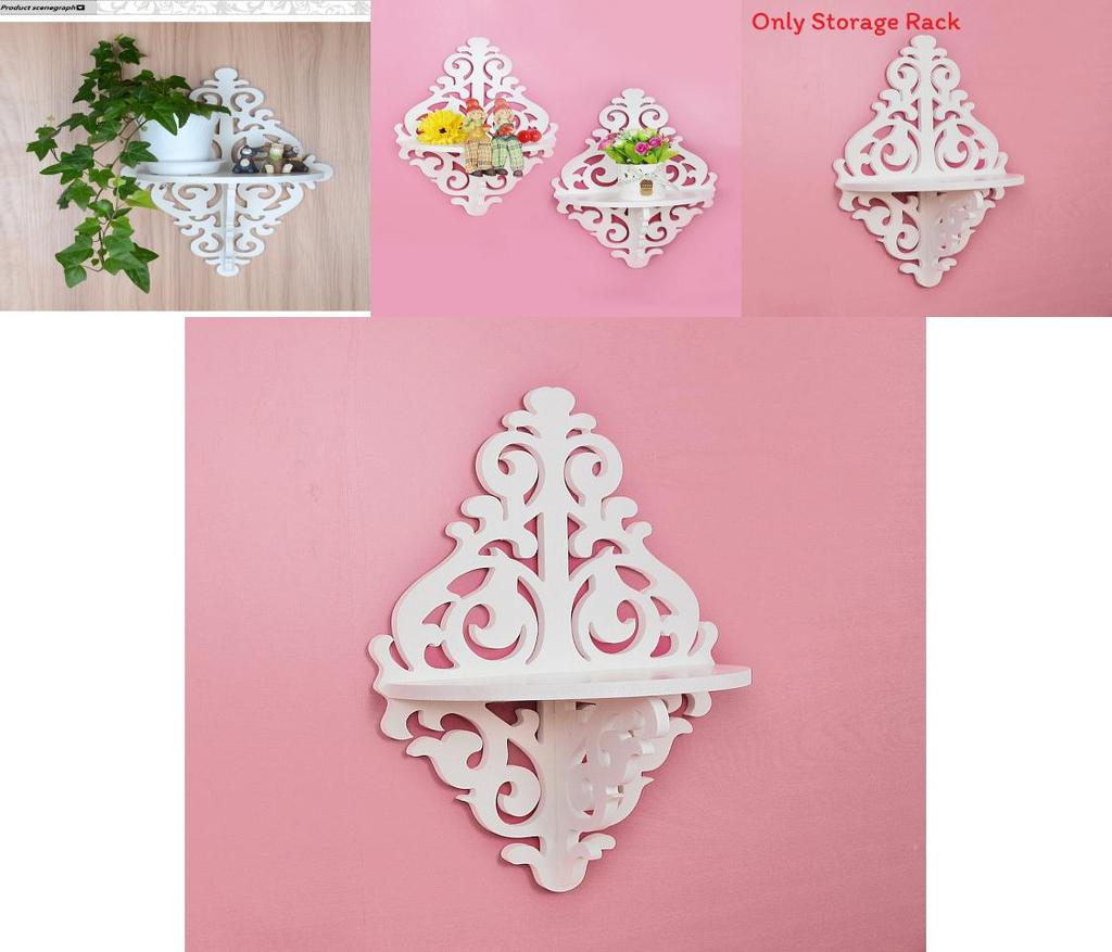 Kreatives Wandregal für Pflanzen aus PVC-Material zur Innendekoration