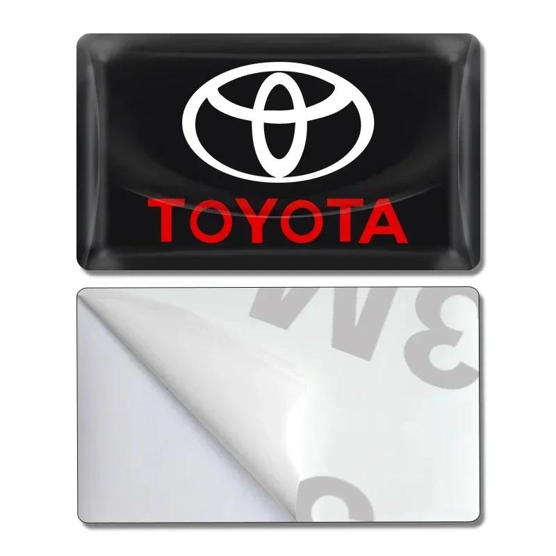 Car Styling 3D Epoxidové Samolepky na Dekoraci Palubní Desky Volantu Auta Pro Toyota Chr Corolla Yaris Rav4 E150 E120 Land Cruiser