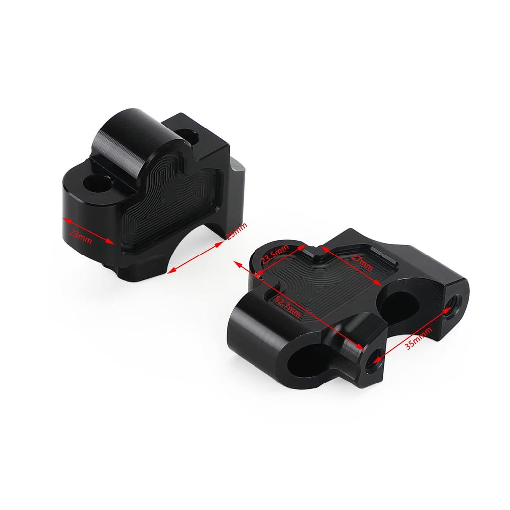 Bruce & Shark Motorcycle CNC Handlebar Clamp Riser 27mm for Honda Reble CMX250 300 500 1100 2017-2021