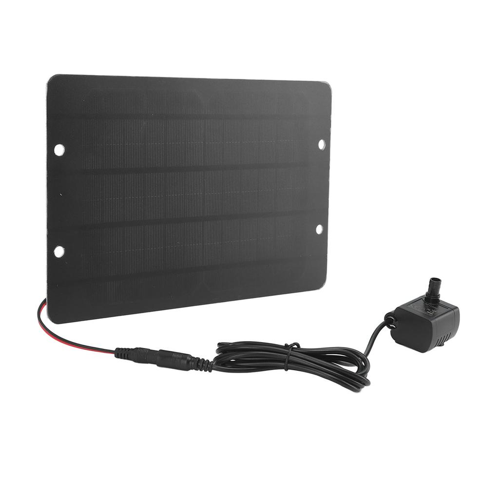 Solar Fountain Kit 6V 10W Monocrystalline Silicon Solar Panel Water Pump Bird Bath Fountain for