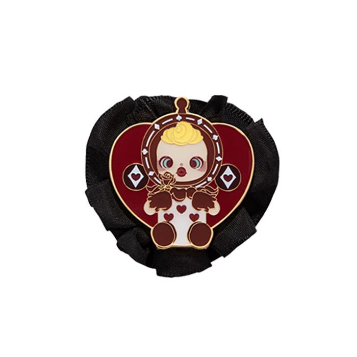 POP MART SKULLPANDA Daily Wonderland Collection Badge Blind Box Products, Single Mystery Box