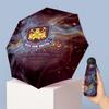 Ombrello Pieghevole Compatto West Ham United Modello Calcio Stampato Mini 5 Pieghe 8 Stecche Antivento Impermeabile Leggero Portatile
