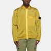STONE ISLAND Ss23 Nylon Meta Series Solid Color Metallic Nylon Long Sleeve Zip Chest Strap Jacket Men Jackets Yellow 781510919-V0030