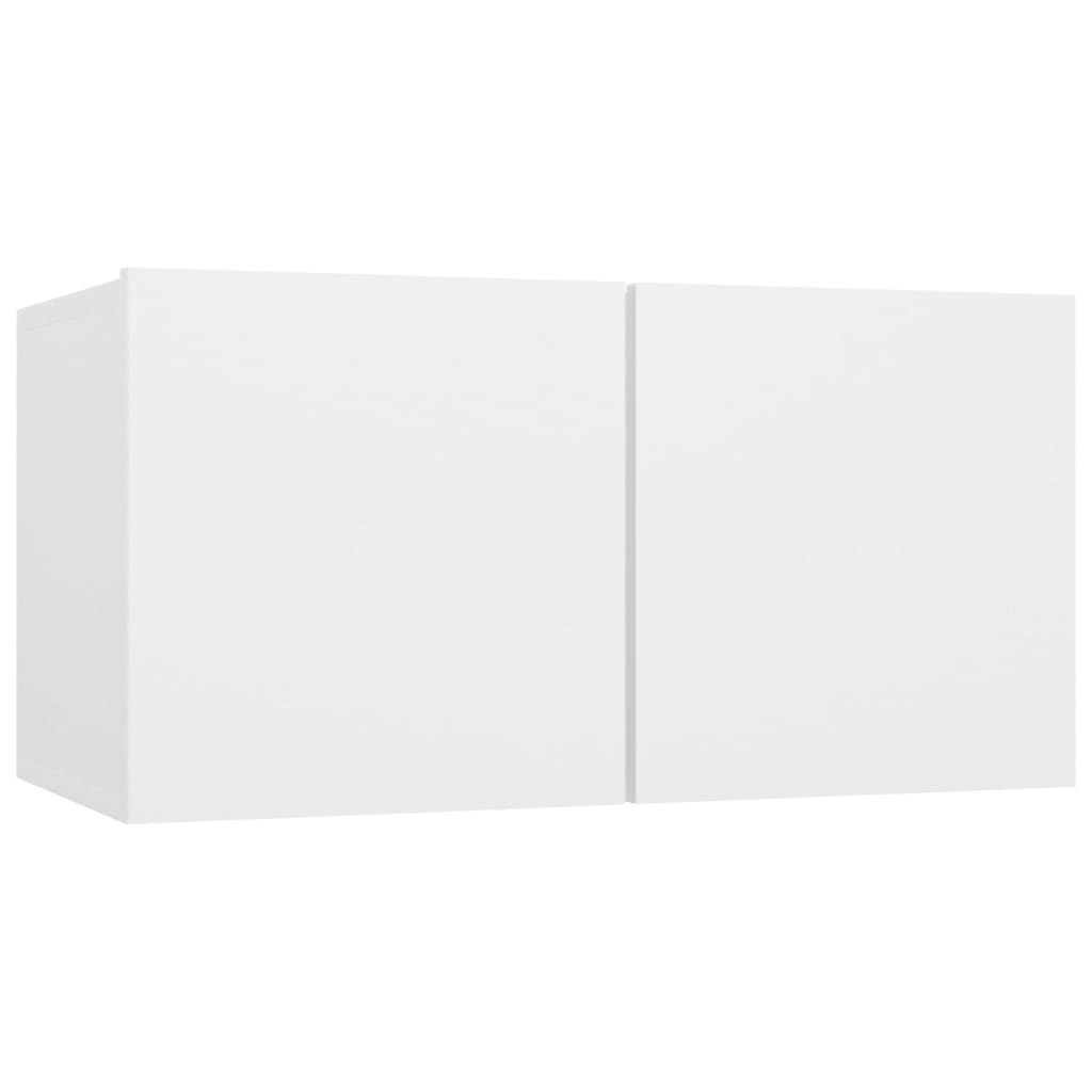 Vidaxl Szafki Tv, 4 Szt., Białe, 60X30X30 Cm, Materiał Drewnopochodny