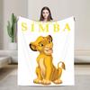 Lion King Simba Friends Blanket  Wool Awesome Breathable Throw Blankets for Chair Covering Sofa  Winter
