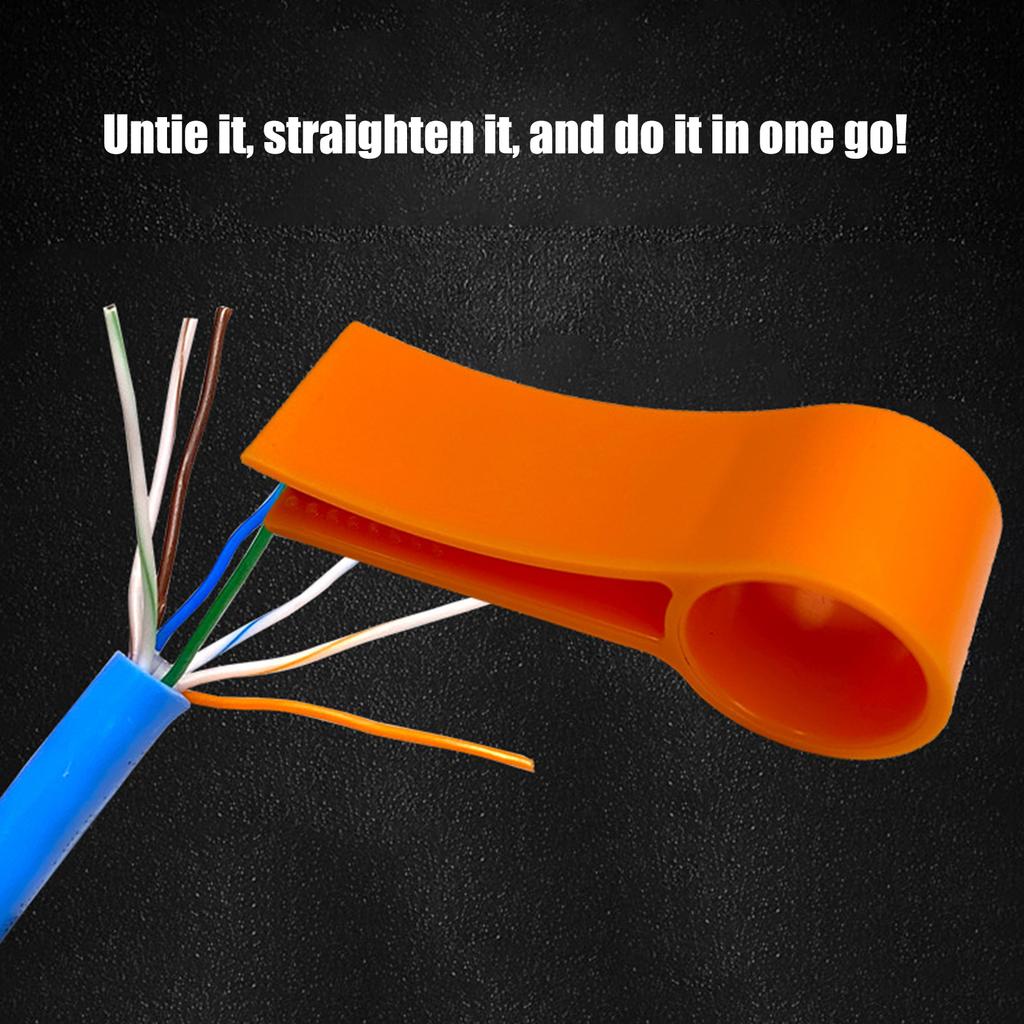 3 Stück Netzwerkkabel Entdrillwerkzeug Engineer Drahtrichtwerkzeug für CAT5/CAT5e/CAT6 Drähte Paartrennwerkzeuge Schnell Einfach