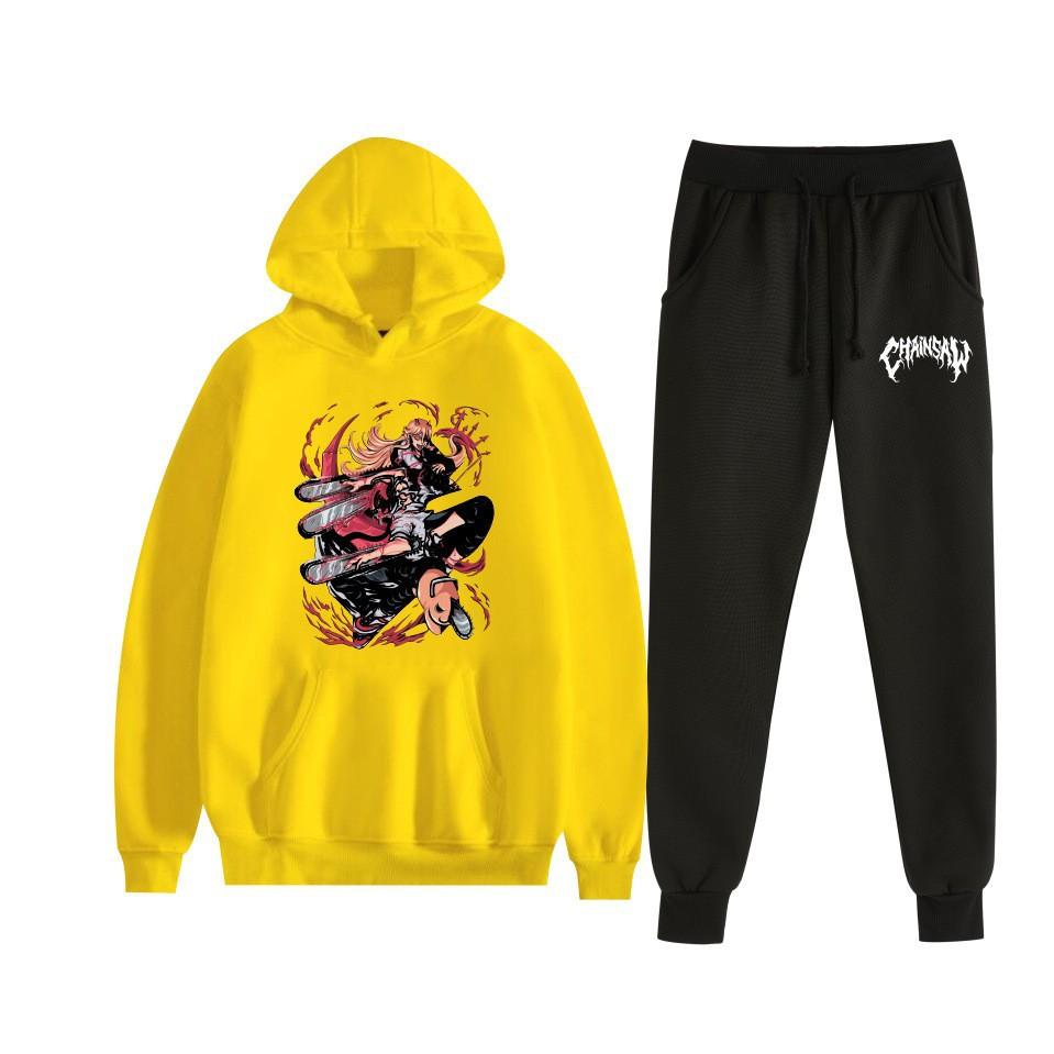 Chainsaw Man Chainsaw Man Anime Loose Hooded Sweater Set Hoodie Spot